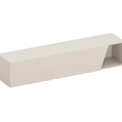 Pensile orizzontale 138x29h cm 1 anta tagliata soggiorno beige Sunset