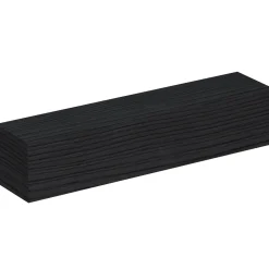 Pensile orizzontale 138x29h cm 1 anta reversibile moderno nero frassinato Sunset