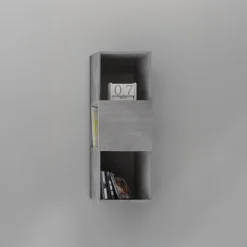 Pensile sospeso 33x92h cm con vani a giorno cemento Infinity