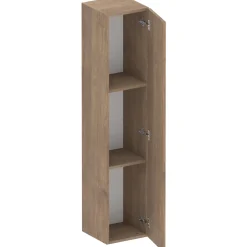 Pensile verticale 29x138h cm 1 anta reversibile moderno rovere scuro Sunset
