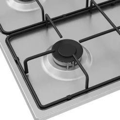 Piano cottura 4 fuochi ad incasso 60cm acciaio inox Beko