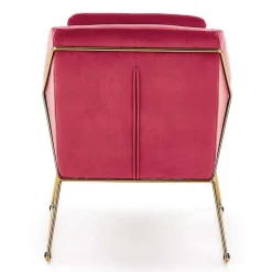 Poltrona imbottita design bordeaux Erminia3