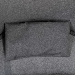 Poltrona sospesa a dondolo da giardino 136x196h cm grigio Flora