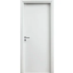 Porta battente reversibile per interni 90x210h cm bianca Niagara