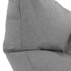 Pouf poltrona sacco in poliestere grigio Harmony
