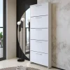 Scarpiera ingresso 69x187h cm bianco opaco Benton