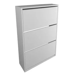 Scarpiera ingresso 74x110h cm moderna bianco Palmaria