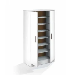 Scarpiera ingresso 55x108h cm 2 ante moderna bianco Easy