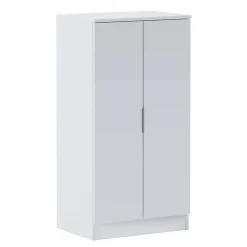 Scarpiera ingresso 55x108h cm 2 ante bianco frassinato Joby