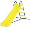 Scivolo per bambini giardino 95x185cm giallo blu Mitos