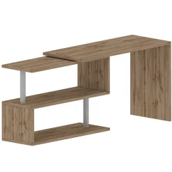 Scrivania girevole 65-120cm rovere chiaro Havana