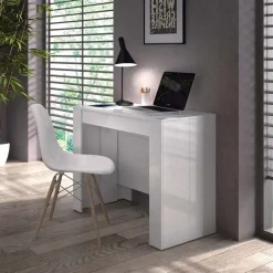 Scrivania ufficio 51/237cm bianco lucido Favolosa