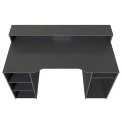 Scrivania 136x67cm gaming salvaspazio grigio antracite Newton