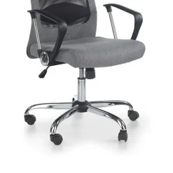 Sedia da ufficio design moderno in tessuto grigio Freemont