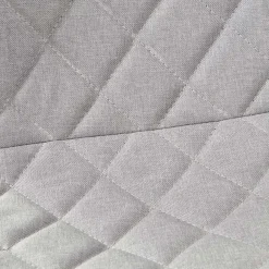 Sedia per scrivania ragazzi con ruote in tessuto ecopelle grigio bianco Bilbao