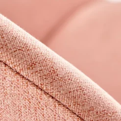 Sedia per scrivania ragazzi in tessuto rosa Carolina