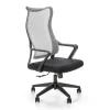 Sedia ufficio con ruote in tessuto grigio Eclipse