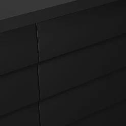 Set 2 comodini 45x51h cm 1 anta nero Wild