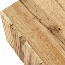 Set 2 comodini 45x52h cm moderni cannettato quercia Essence