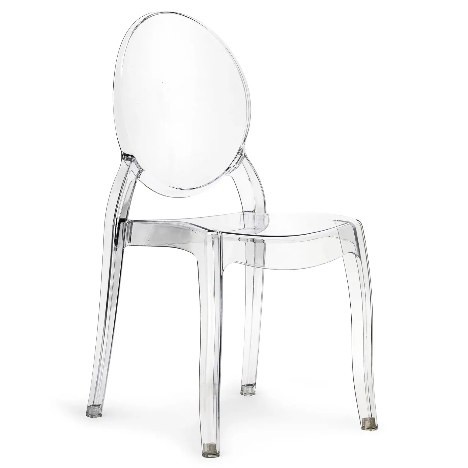 Set 6 sedie policarbonato trasparente impilabili Elisabeth Gihome®