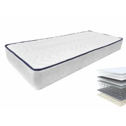 Set materasso singolo con rete a doghe 82x190cm Elisir Gihome®