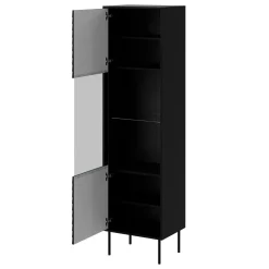 Set mobili soggiorno completo moderno nero Wild