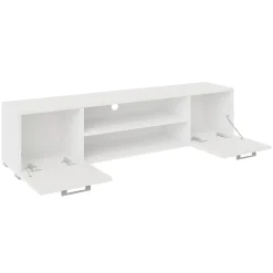 Set mobili soggiorno completo design moderno bianco Pastello