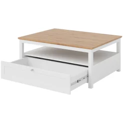 Set mobili soggiorno completo moderno bianco rovere Relaxio