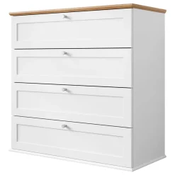 Set mobili soggiorno completo moderno bianco rovere Relaxio