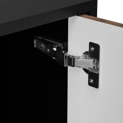 Set mobili soggiorno completo moderno noce nero Wild