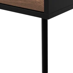 Set mobili soggiorno completo moderno noce nero Wild
