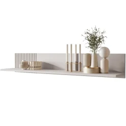 Set mobili soggiorno completo con frontali cannettati beige Ziggy 4