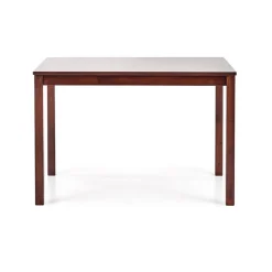 Set tavolo moderno 110x72cm + 4 sedie rovere scuro Lunelle