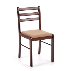 Set tavolo moderno 110x72cm + 4 sedie rovere scuro Lunelle