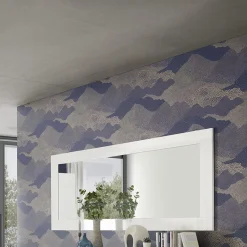 Specchiera 170x75cm bianco laccato lucido Alvarez
