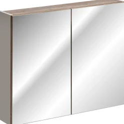 Specchio mobile contenitore 80x65cm grigio Serif