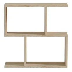Tavolino da salotto con libreria design 60x60cm rovere sonoma Priocca
