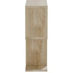 Tavolino da salotto con libreria design 60x60cm rovere sonoma Priocca