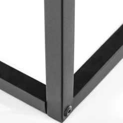 Tavolino da salotto industrial 100x60cm rovere nero Tammy