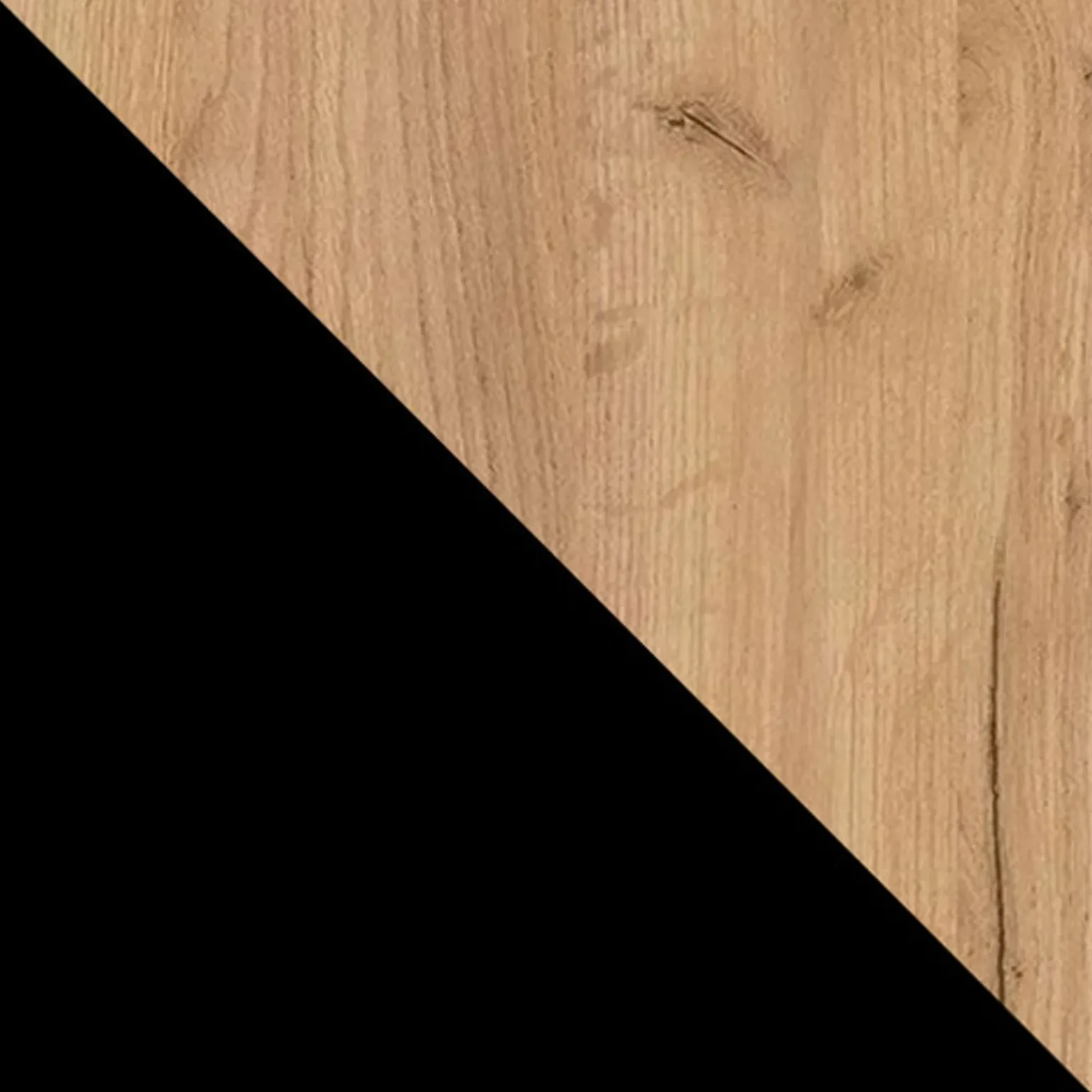 Tavolino da salotto 75x75cm design moderno rovere nero Valeris