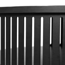 Tavolino da salotto 75x75cm design moderno nero Valeris