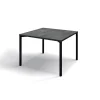 Tavolino 55x55 cm da salotto acciaio ossidato metallo Eral