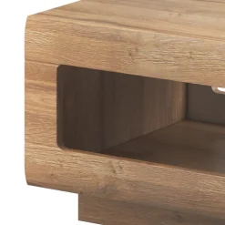 Tavolino 110x60cm da salotto rettangolare design rovere Maiorca