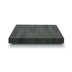 Tavolo 140/220 cm allungabile acciaio ossidato metallo Otab