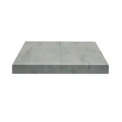Tavolo 160/240 cm allungabile grigio cemento metallo Otab
