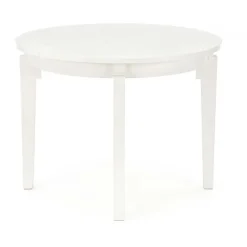 Tavolo allungabile 100/200cm rotondo moderno bianco Robin