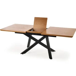 Tavolo allungabile 160/200cm rovere naturale acciaio nero Cornet