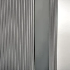 Tavolo allungabile da pranzo 160/220cm bianco grigio chiaro Ignazio