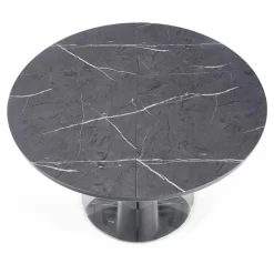 Tavolo allungabile moderno 120/160cm marmo grigio Donald