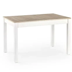 Tavolo allungabile moderno 118/158cm rovere sonoma bianco Iceberg